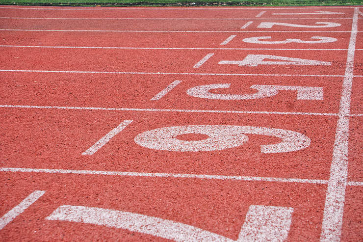 Running Track Finish Line