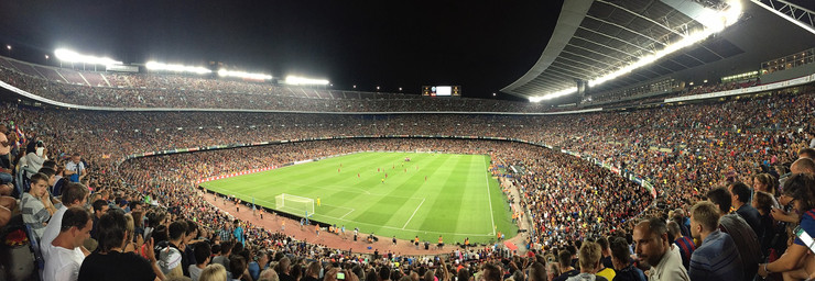 Camp Nou, Barcelona, Night Match