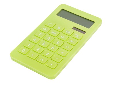 Isolated Green Calculator